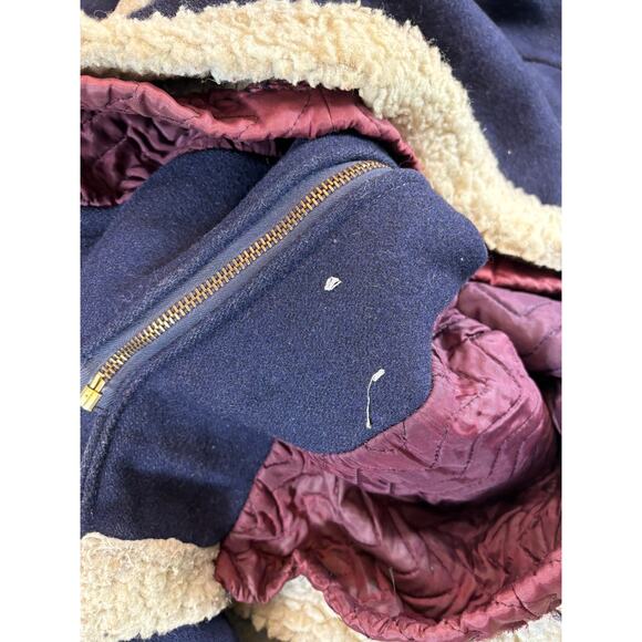 JC Penney Marlboro Man denim sherpa-lined pile rancher jacket. - Picture 12 of 12